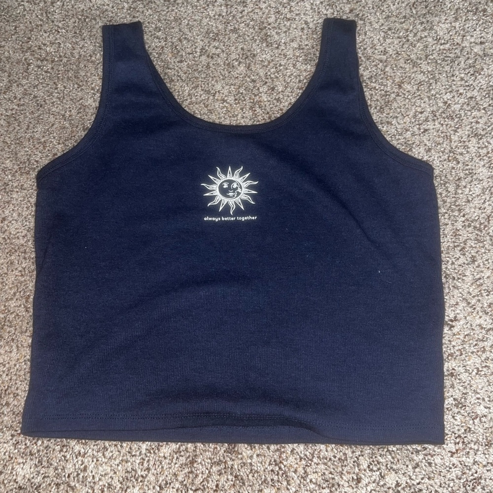 Dark blue tank top ( L)